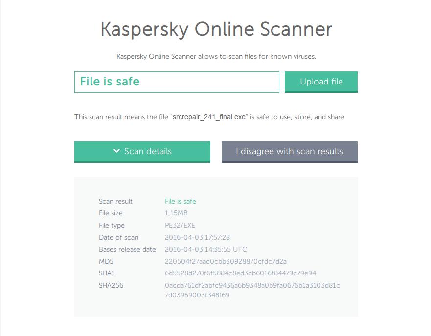 Повторная проверка программы установки