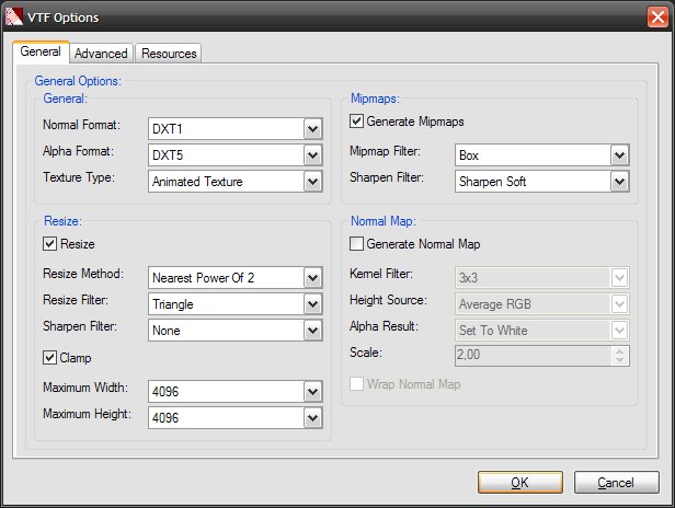 Дополнительные опции импорта